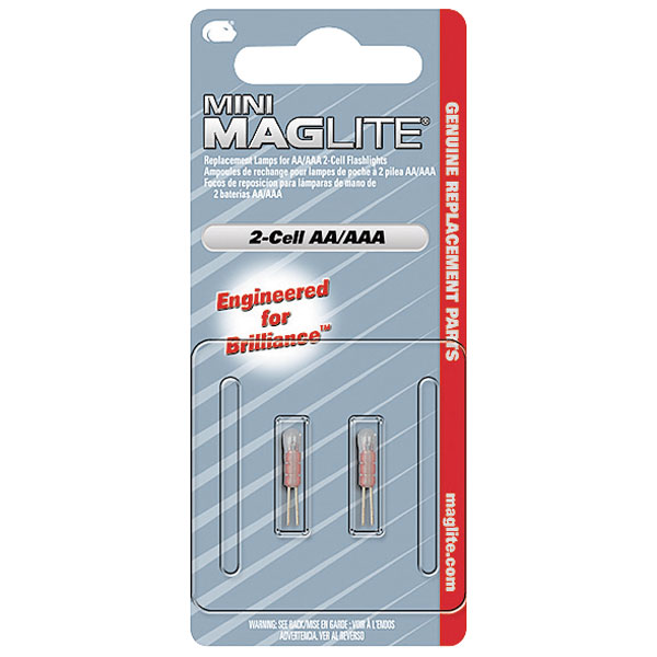 A85) Maglite Spare Bulb AA - AAA 2cell LM2A00