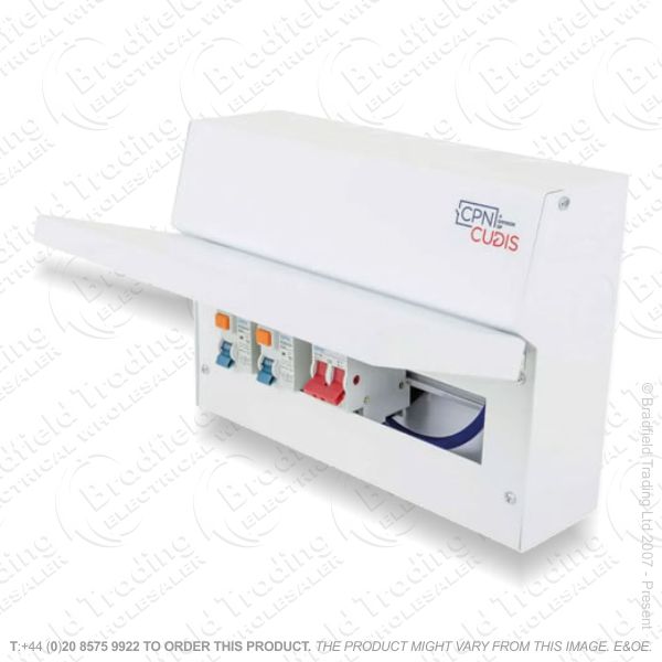 Consumer Unit RCD 8way Split Loaded CPN