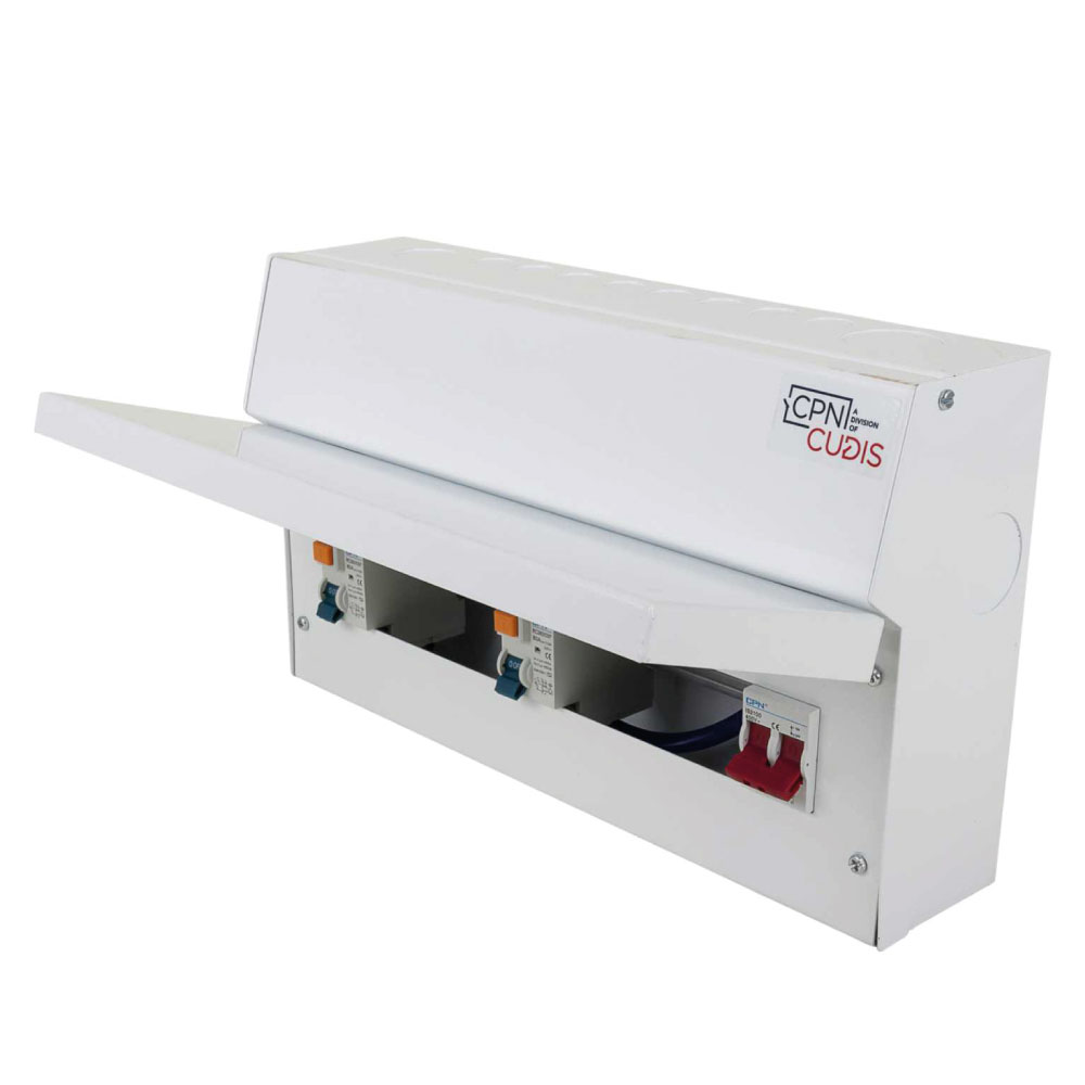 Consumer Unit 2x 100A RCD 12way Loaded CPN