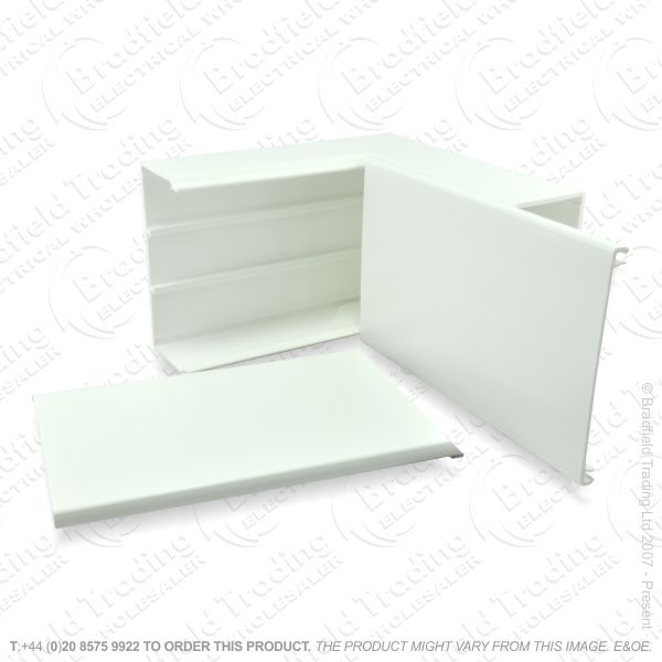 H15) Trunking Dado Int Angle 50x100mm white