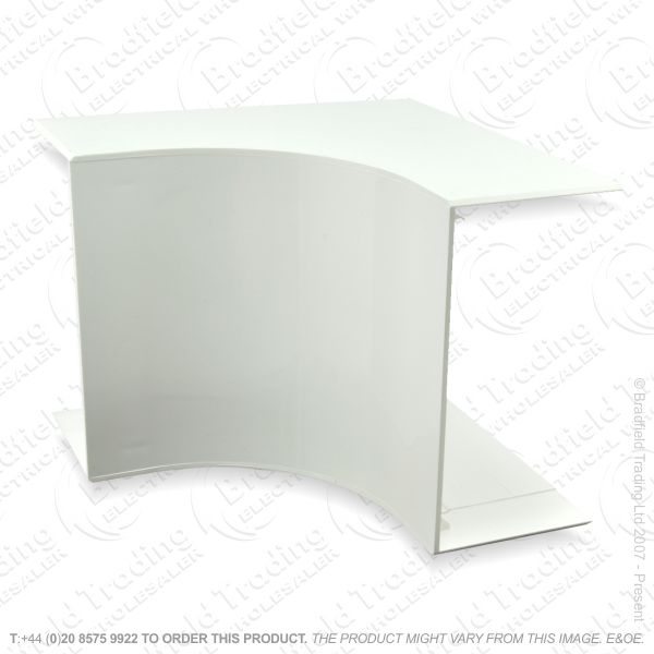 H15) Trunking Dado Int Bend 50x100mm white