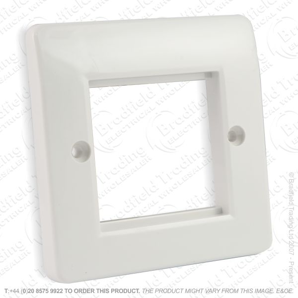 I23) Euro Modular Front Plate 2Gang MK