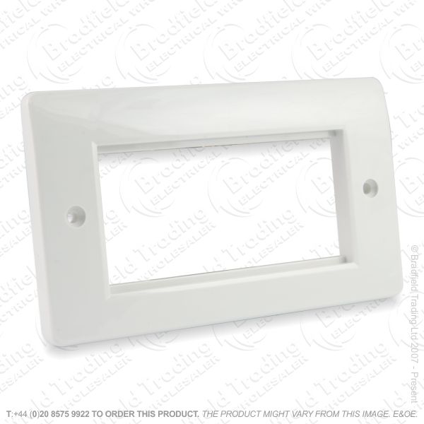 I23) Euro Modular Front Plate 4Gang MK