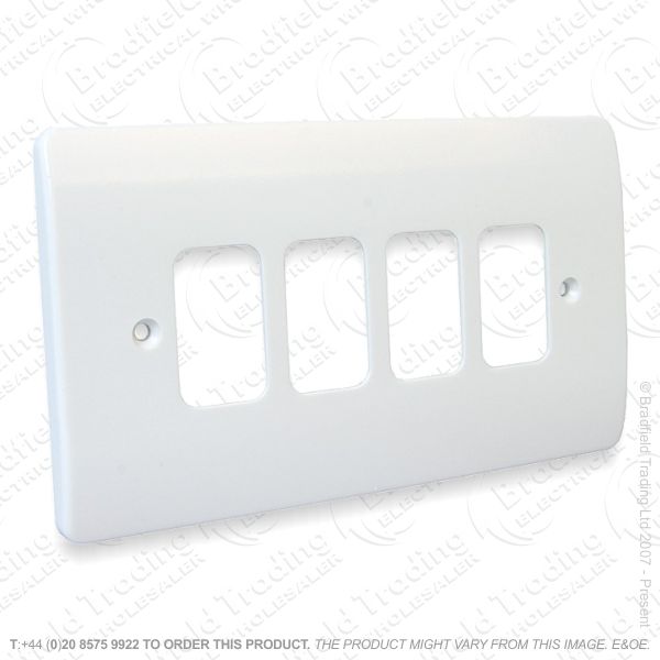 I22) Grid Front Plate Wh 4g Mod 86x146 MK