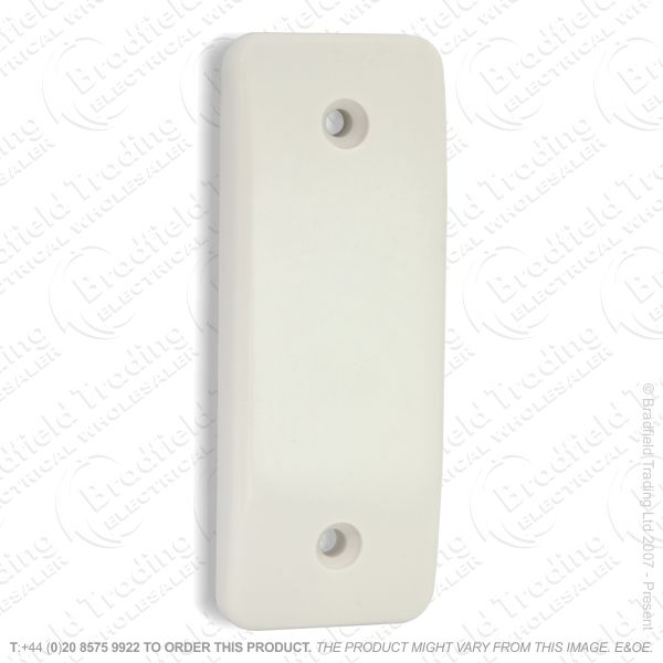 I20) Blanking Plate 1G Architrave MK WH