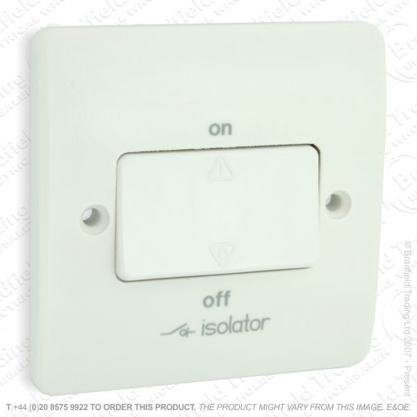 I20) Switch Fan Isolator 3P 10A 1G white