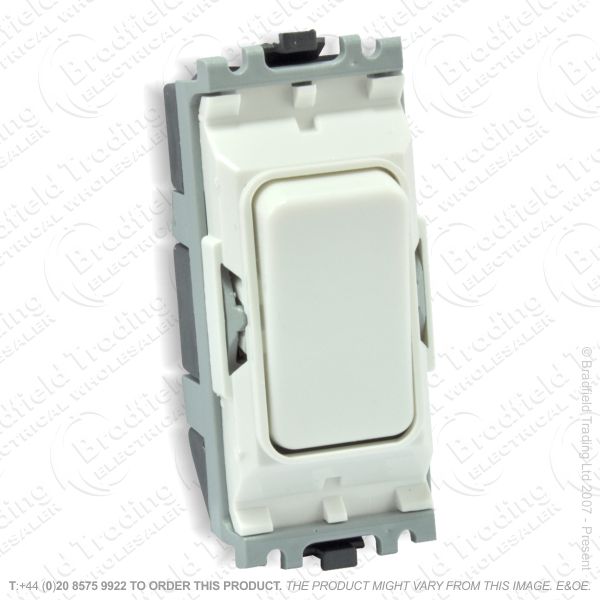 I23) Grid Switch 20A 1w SP white MK