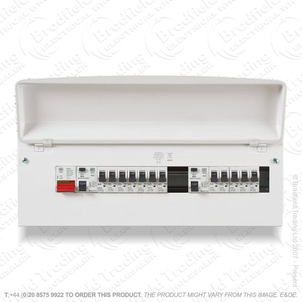 Consumer Unit RCD Metal 15way +12MCB