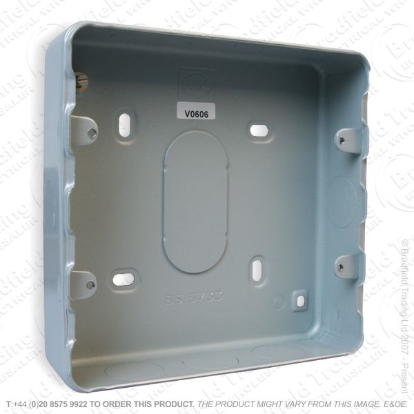 H22) Metal Clad Box Grid 6/8G Surface 40mm MK