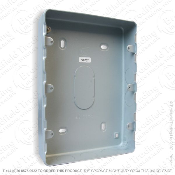 H22) Grid Plus Surface Box 9/12g Alum MK
