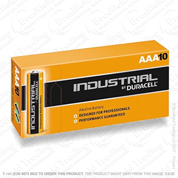 E04) Battery AAA 1.5V Industrial Box10 DUR