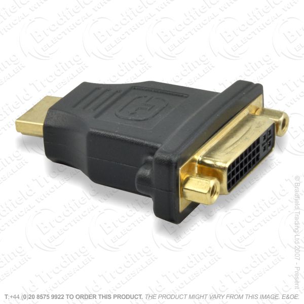 E29) HDMI-DVID Adaptor Gold plug-socket
