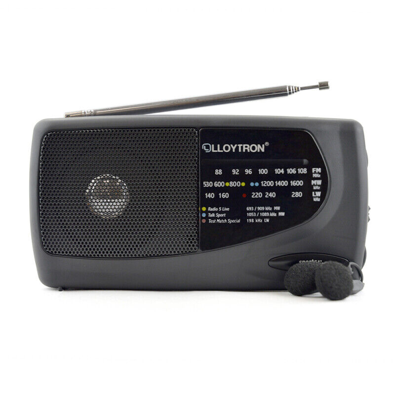 Radio FM/AM 3 Band Sports Personal  LLOYTRON