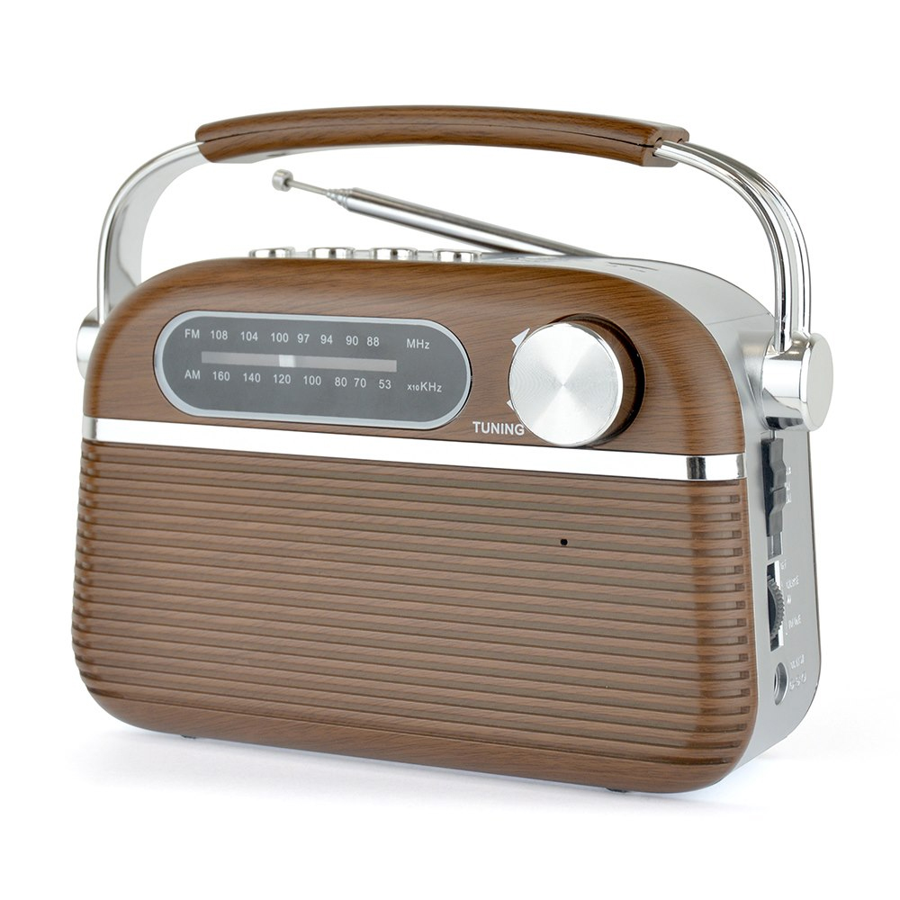Radio AM/FM Portable BT Recharge Wood LLOYTRO