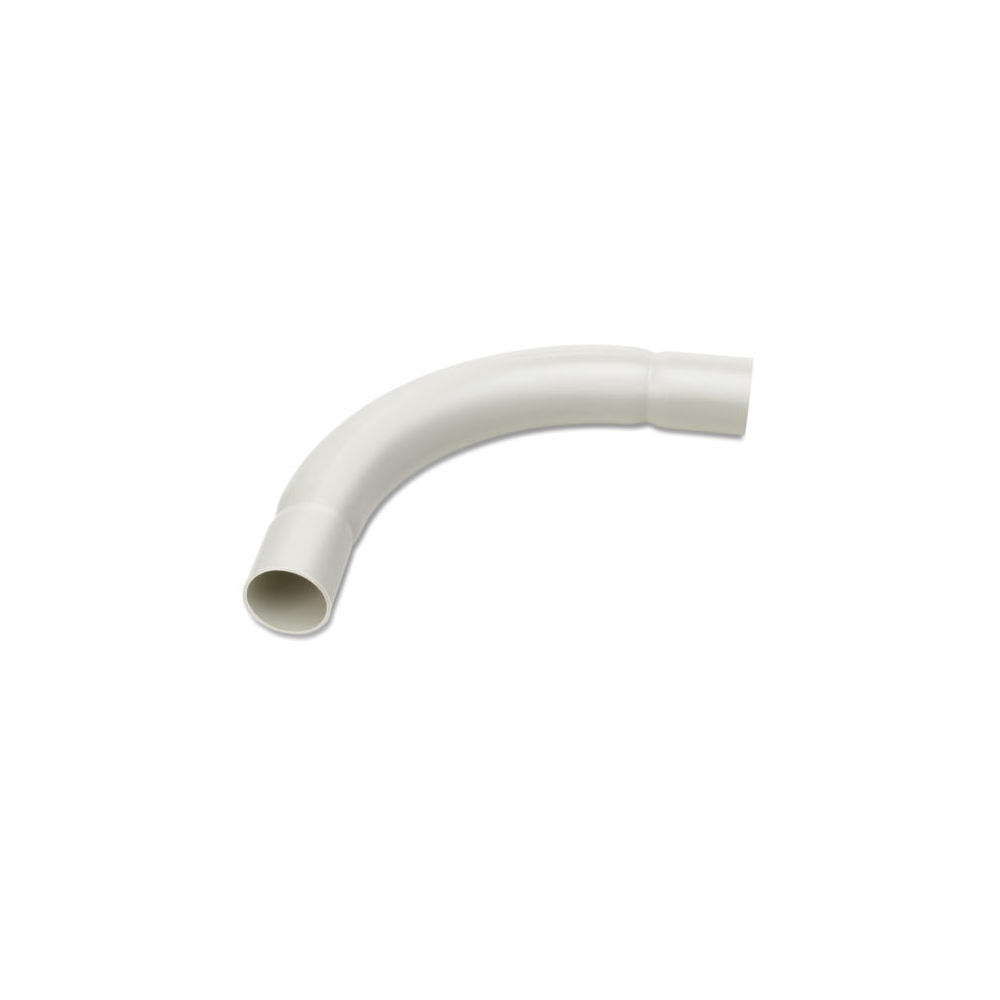 Conduit PVC Normal Bend 25mm white Bradfield