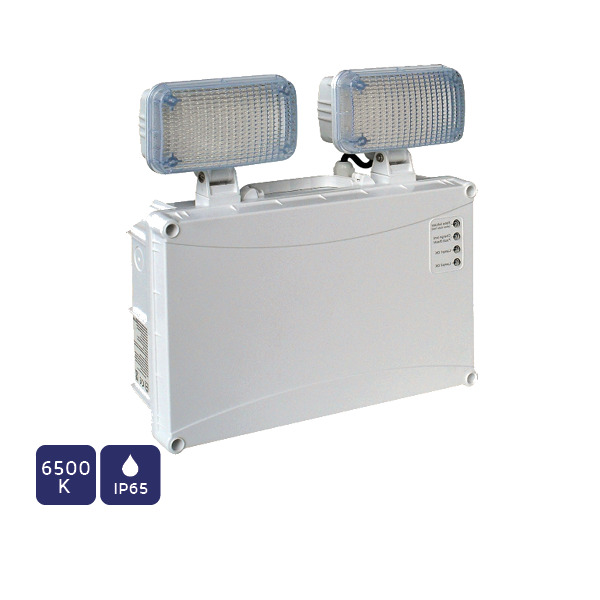 Emergency Twin Spot LED 2x 5.4W IP65 NET LED