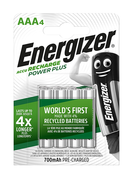 E10) Battery Rechargable AAA 1.2V 700mAH ENER