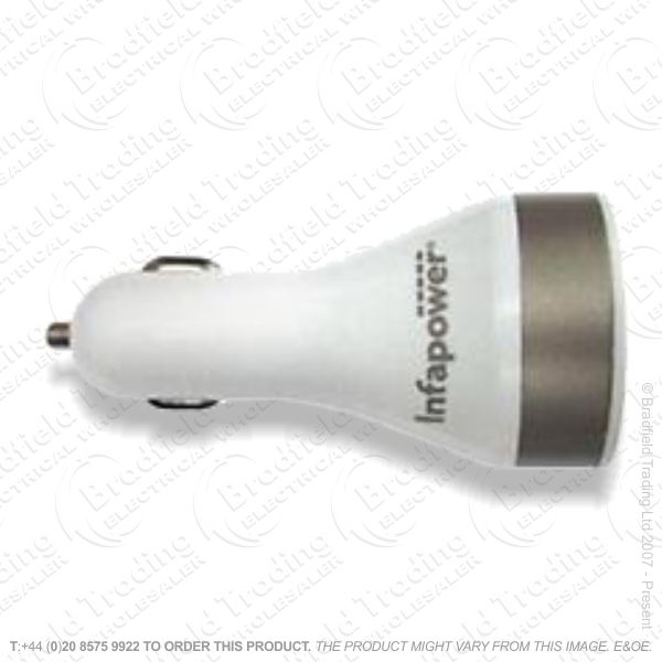 F10) Triple USB Car Charger 12V 4.2A INFAPOWE