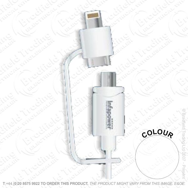 E18) Iphone Apple Micro USB Combo INFAPOWER