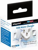 USB Mains Charger 1A INFAPOWER