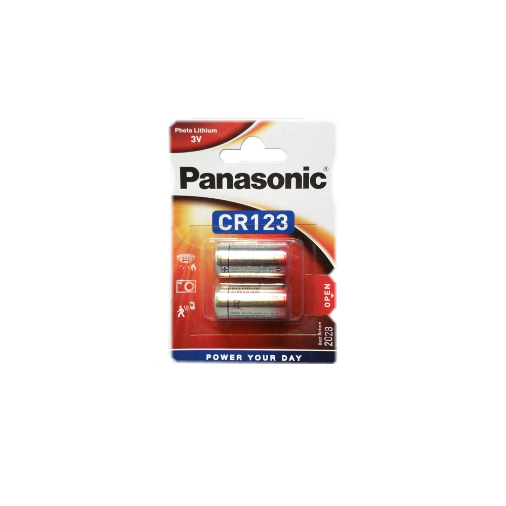 Battery 123A Camera Photo 3V Pk2 PANASONIC