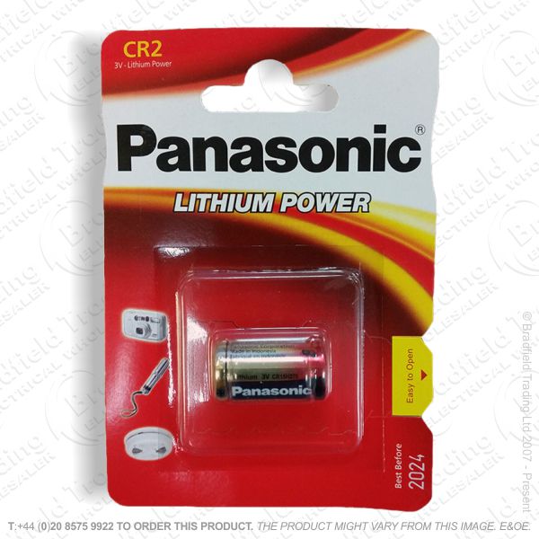 E08) Battery CR2 Camera Photo 3V PANASONIC