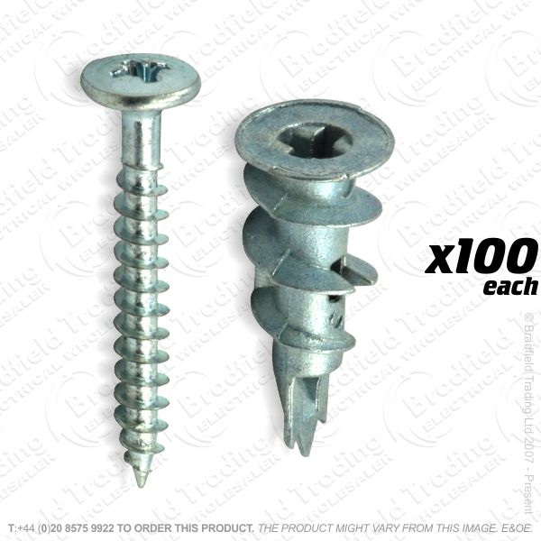 G05) Plasterboard Fixings x100