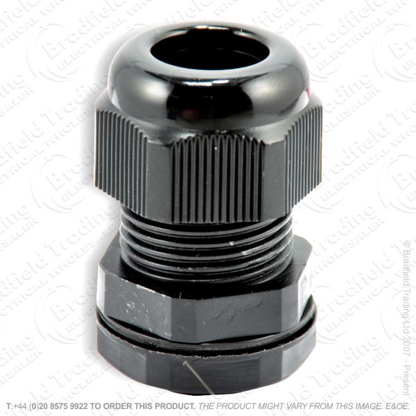 H12) Stuffing Gland 25mm Black