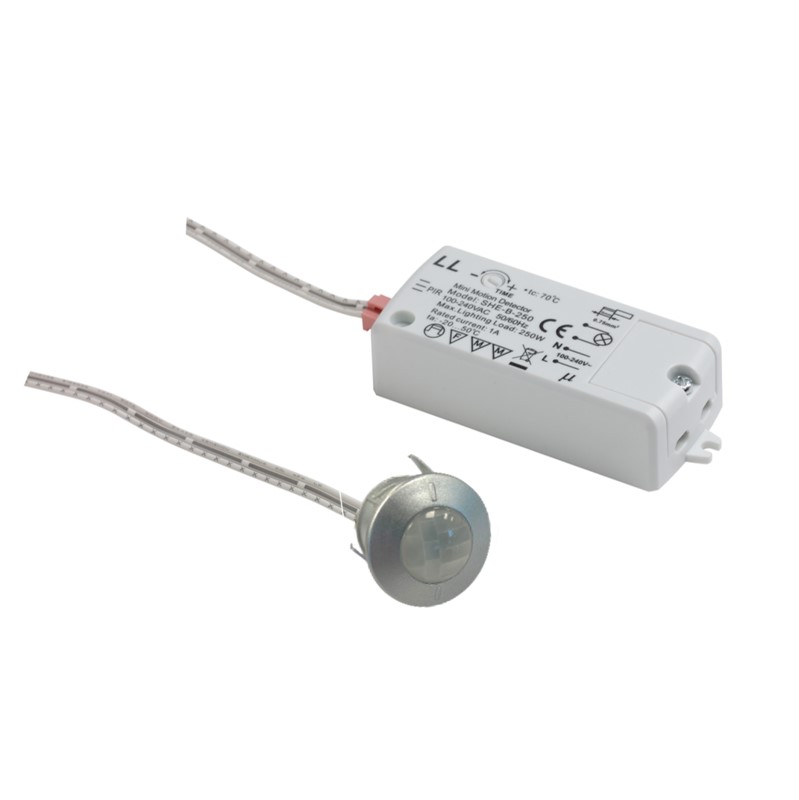 PIR Mini Sensor Silver 20mm 240v ELD