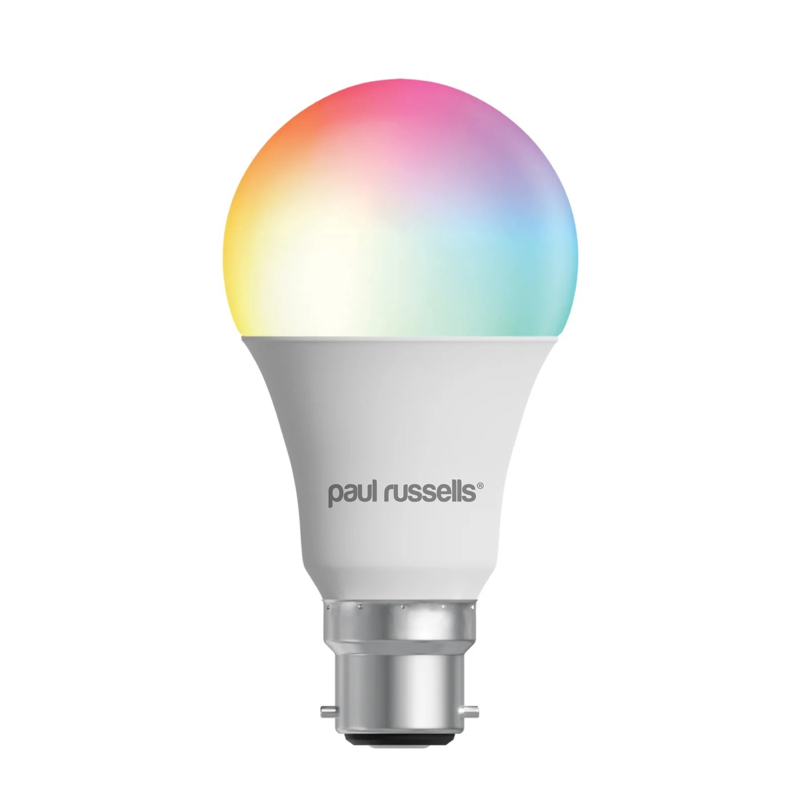 8.5W LED Smart WiFi GLS RGBW BC PAUL RUSSELL