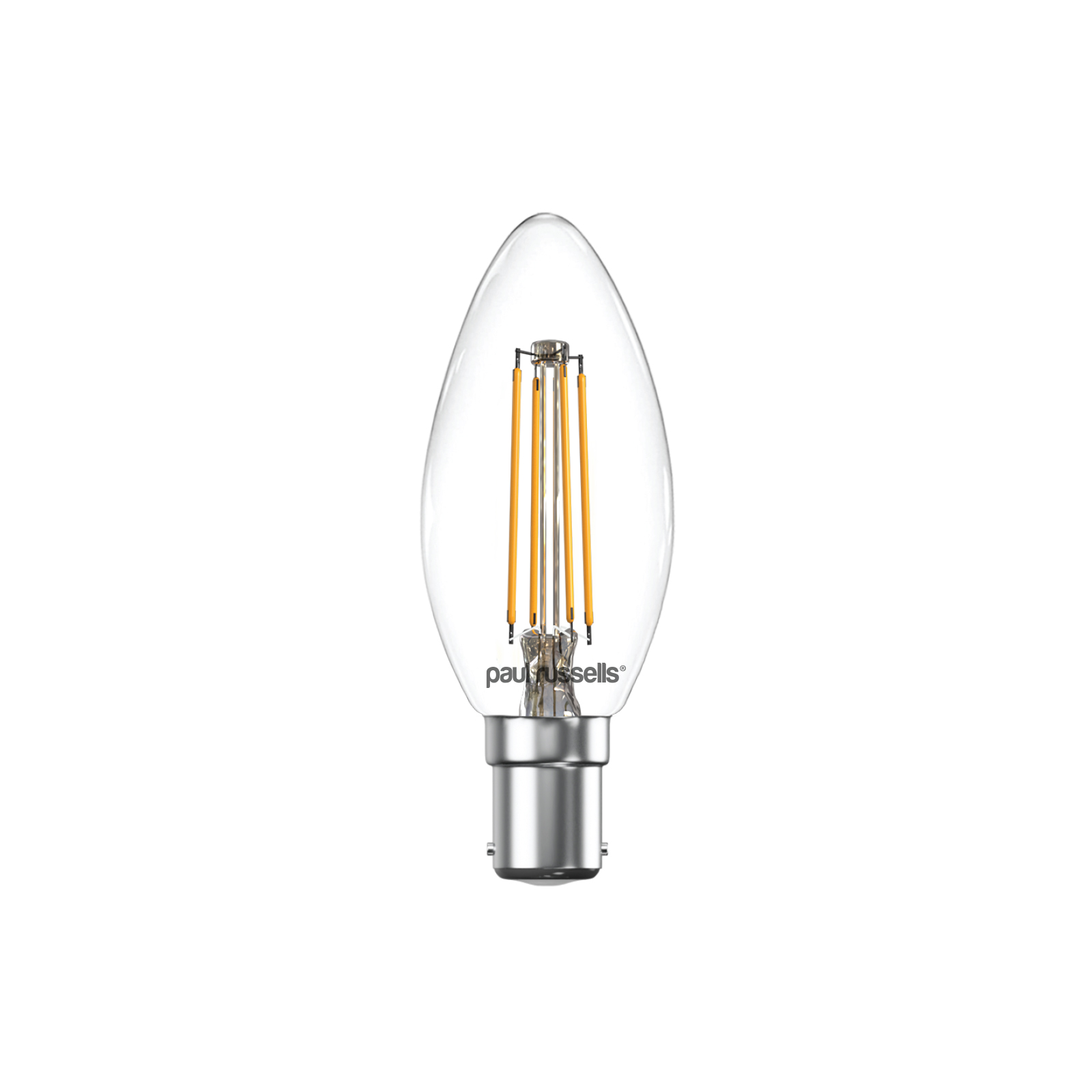 4.5W 470lm SBC LED Fil Dim Candle PAUL RUSSEL