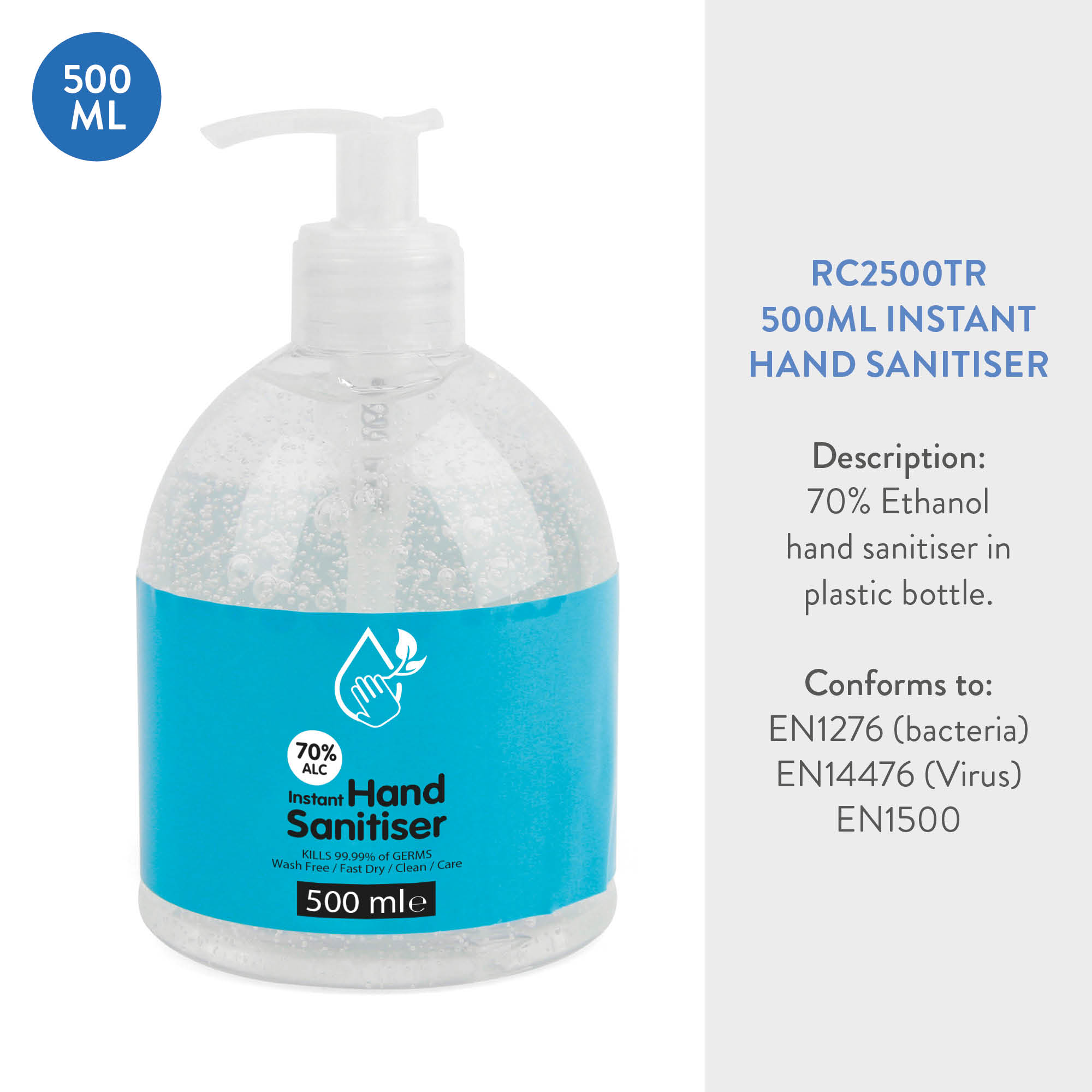 Instant Hand Sanitiser 480mL Dispencer NS8825