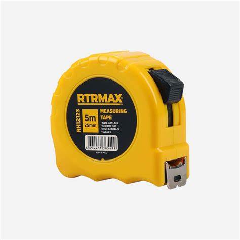 Tape Measure 7.5M 25mm Yellow RTRMAX