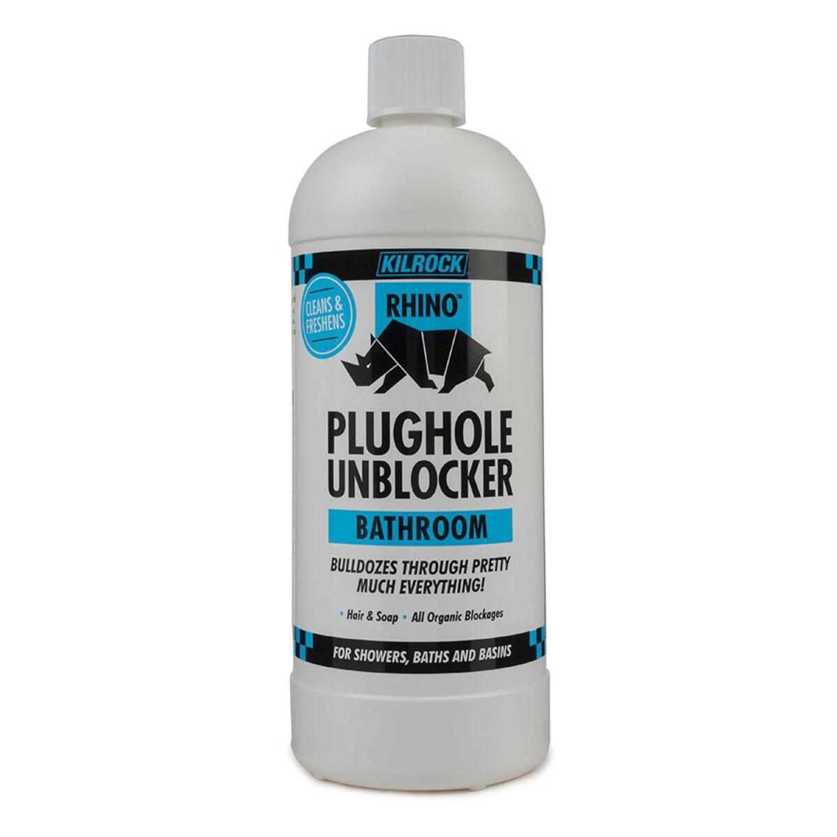 Drain Unblocker Bathroom 1L Rhino KILROCK