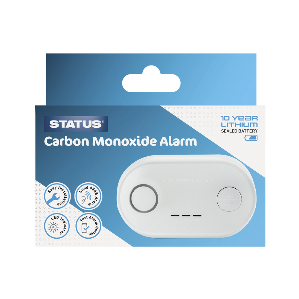 10 Year Battery Carbon Monoxide Alarm STATUS