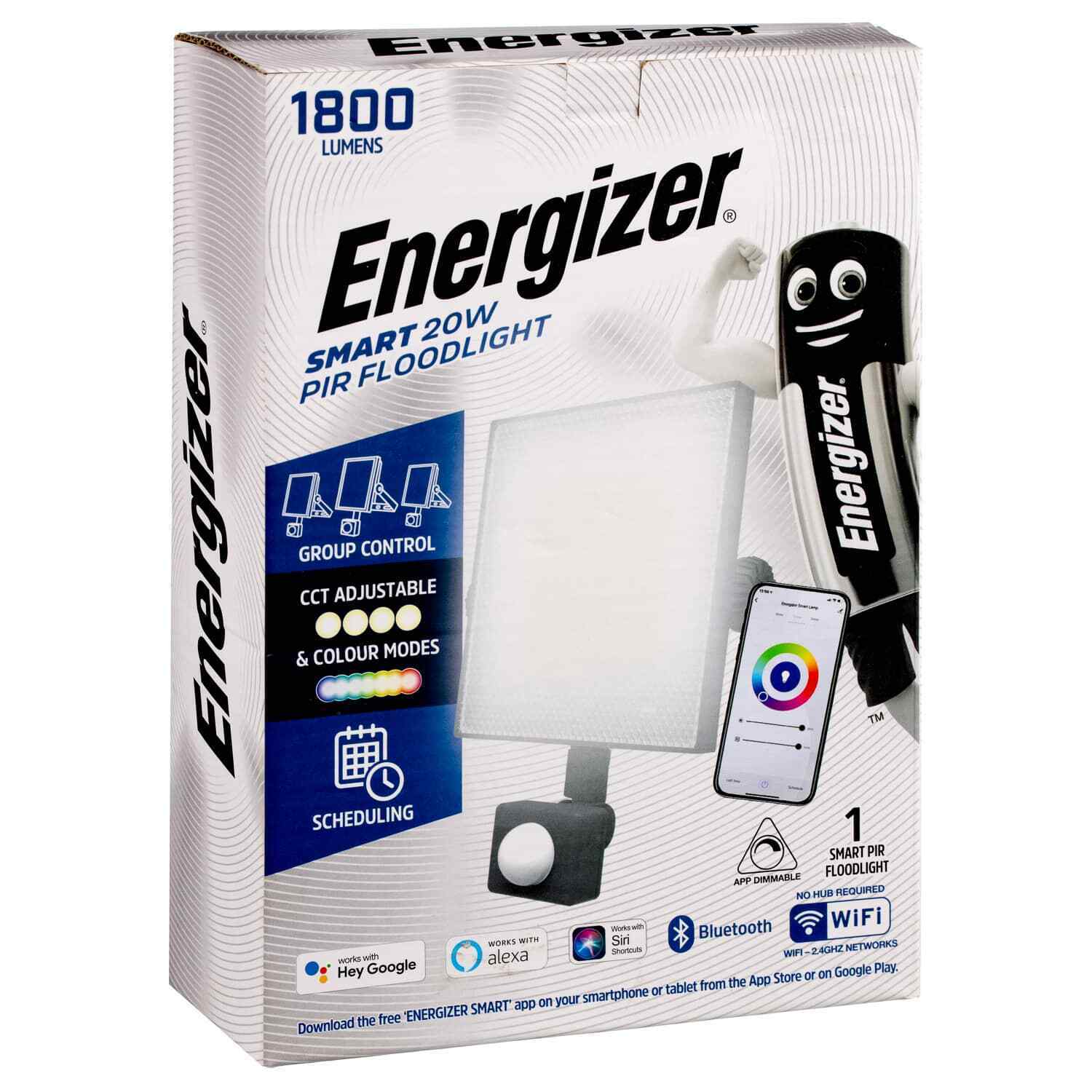 20W LED Smart Sensor Floodlight PIR ENERGIZER