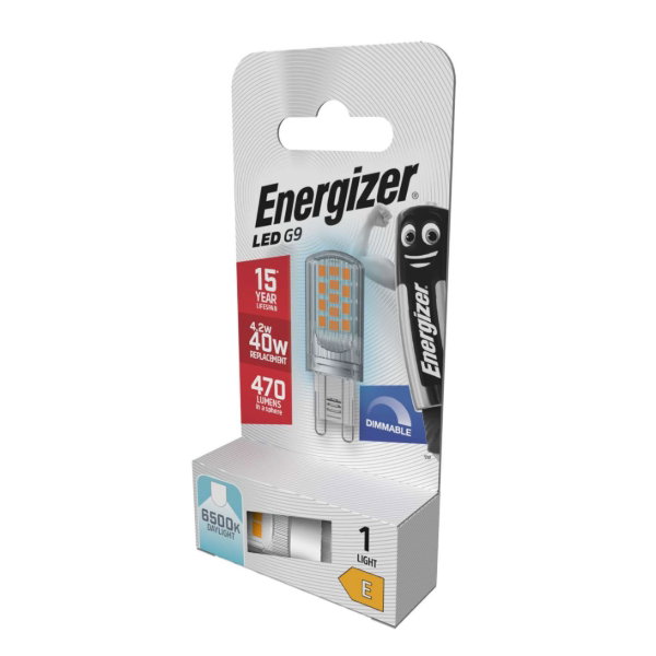 4.2w LED Capsule G9 65K 470lm Dimm ENERGIZER