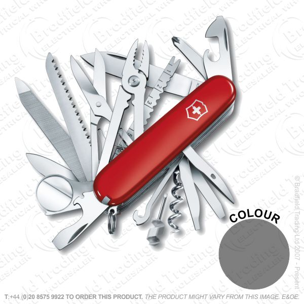 G43) Swiss Army Knife CHAMP Black