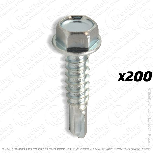 G04) Screws Self Drill Hexagon 5.5x19mm