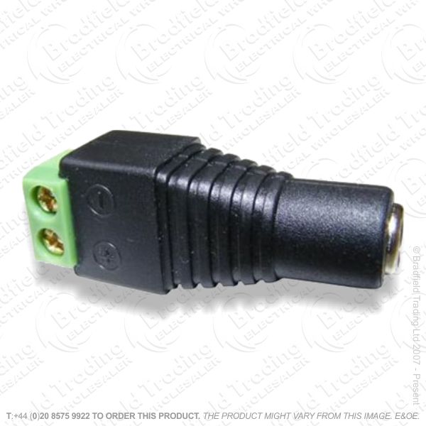 E37) CCTV DC Power Socket Screw Term SAC