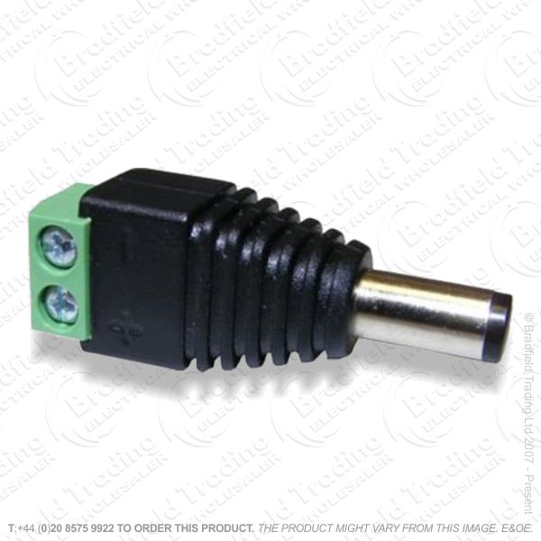 E37) CCTV DC Power Plug Screw Term SAC