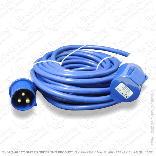 F07) Extension Lead 240v 1.5mm 14m Blue