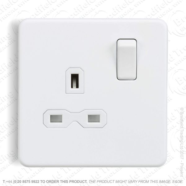 13A 1gang Switched Socket Screwless MLA