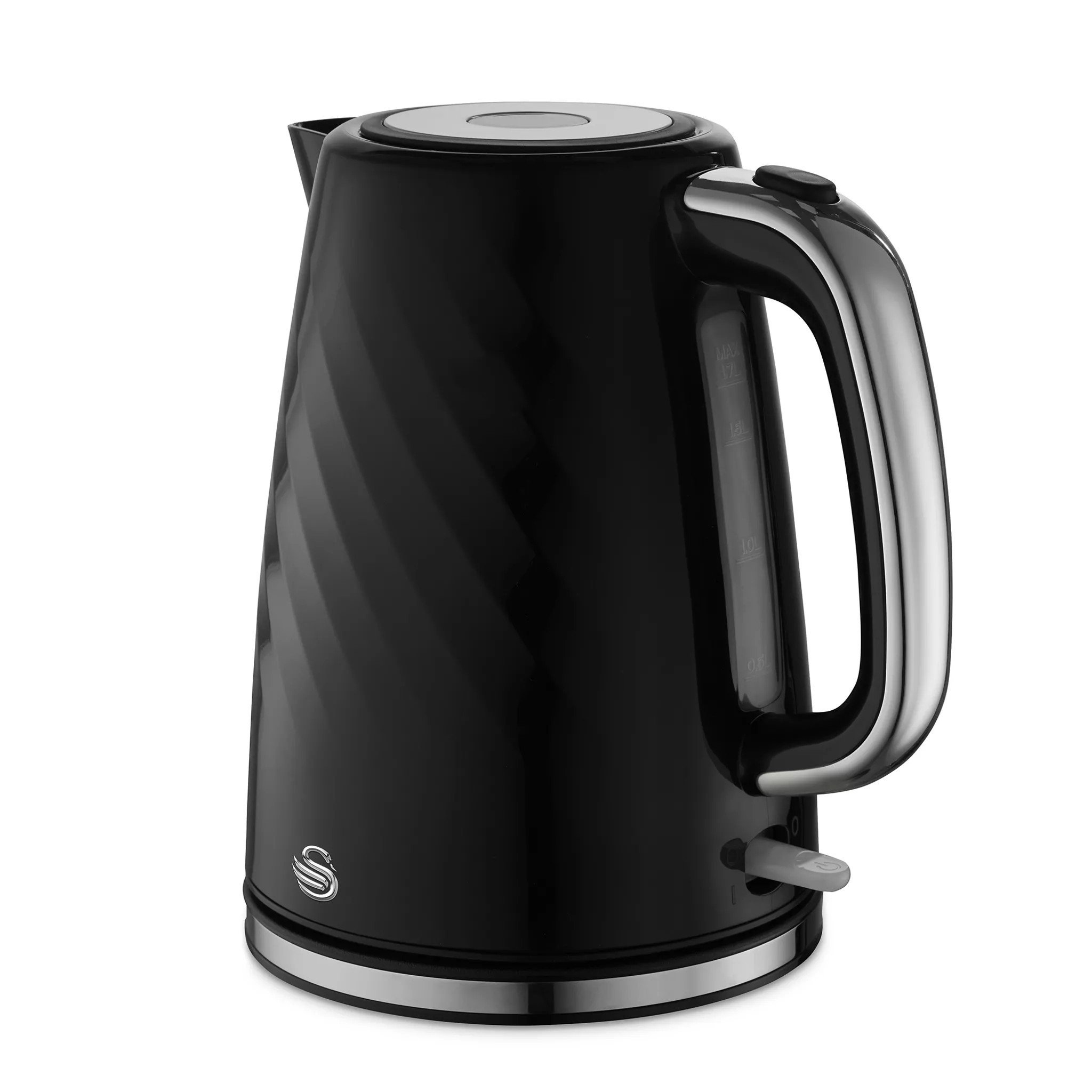 1.7L Jug Kettle Black Windsor SWAN