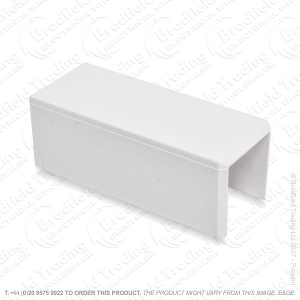H14) Trunking PVC Coupler 16x16 white