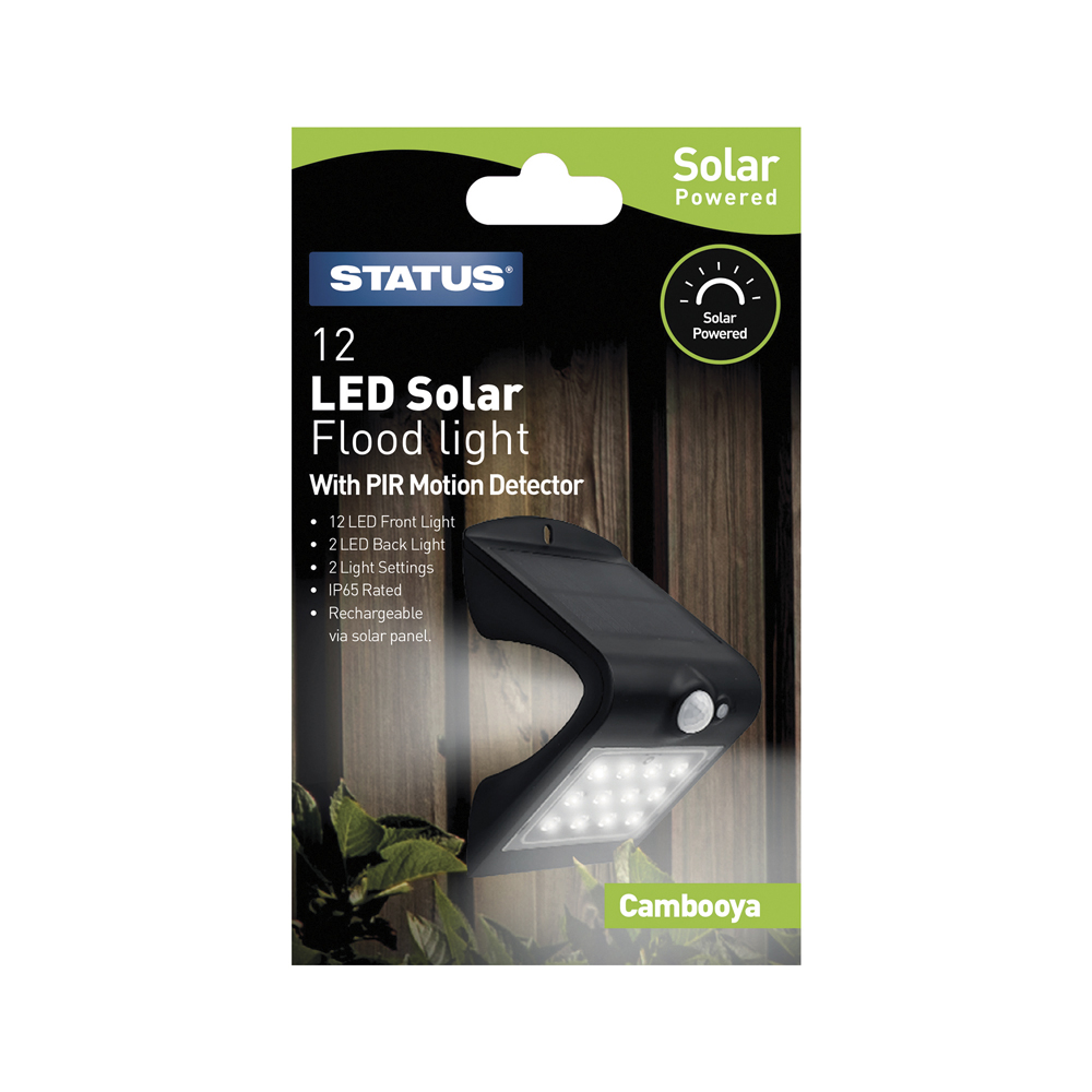 Cambooya Solar LED Light PIR STATUS