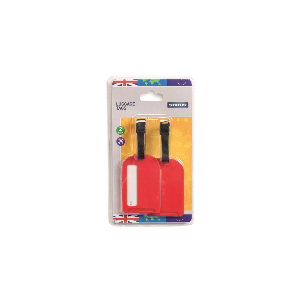 Travel Luggage Tags pk2 STATUS