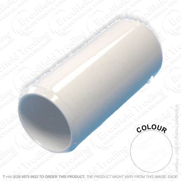 H16) Conduit PVC Coupler 20mm white