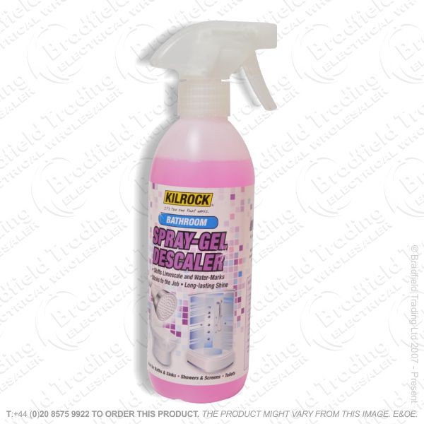 C22) Bathroom Spray Gel Descaler KILROCK