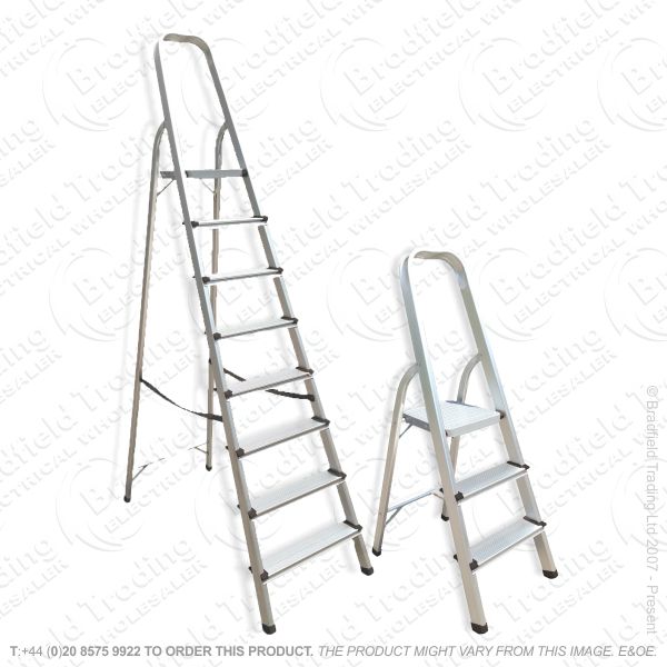 G24) 3Step Ladder Aluminium ALD3 ABBEY